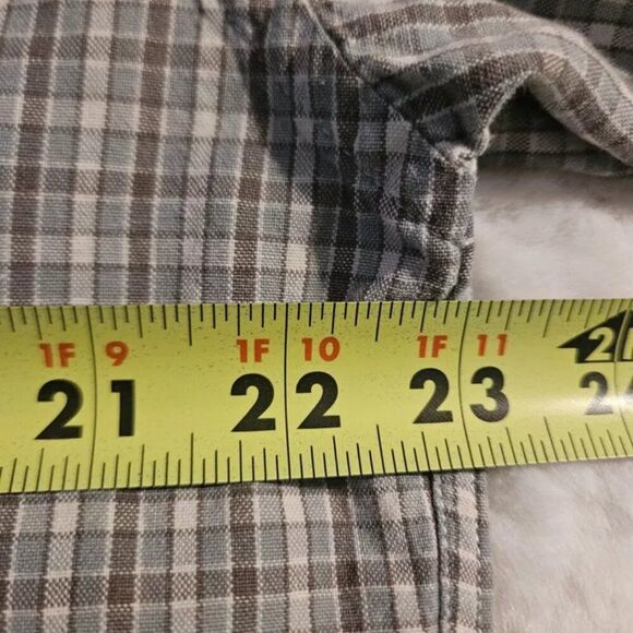 Vintage Tommy Hilfiger Shirt Men's XL Brown Plaid Long Sleeve Preppy GUC - Picture 3 of 5